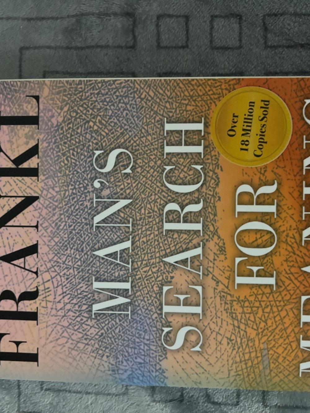 Victor Frankl man’s search for meaning book new